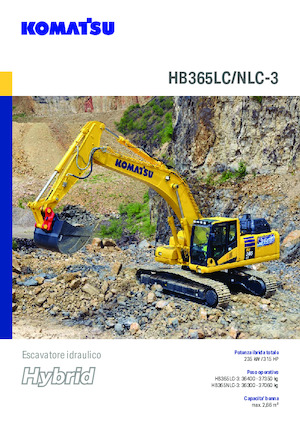 Excavatrice sur chenilles Komatsu HB365LC-3E0