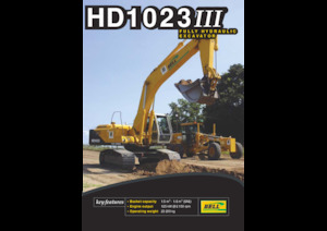 Excavatrice sur chenilles Bell HD1023III