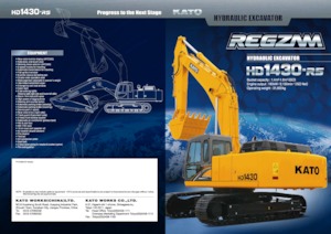 Excavatrice sur chenilles Kato HD1430-R5