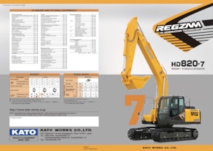 Excavatrice sur chenilles Kato HD820-7