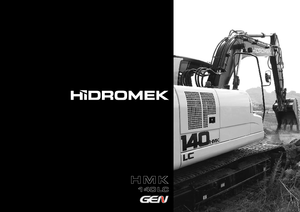 Excavatrice sur chenilles Hidromek HMK 140 LC