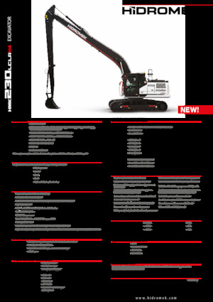 Excavatrice sur chenilles Hidromek HMK 230 LC LR 