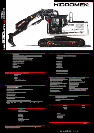 Excavatrice sur chenilles Hidromek HMK 230 LC TX 