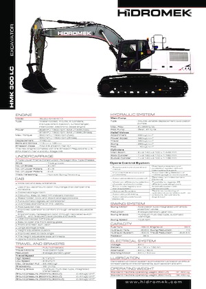 Excavatrice sur chenilles Hidromek HMK 300 LC PLUS