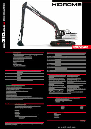 Excavatrice sur chenilles Hidromek HMK 310 LC LR 