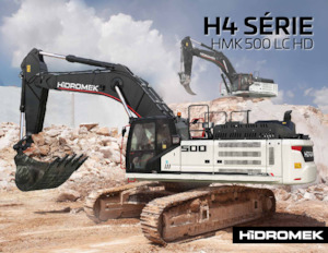 Excavatrice sur chenilles Hidromek HMK 500 LC HD