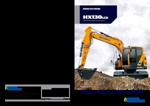 Excavatrice sur chenilles Hyundai HX130LCR