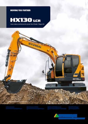 Excavatrice sur chenilles Hyundai HX130LCR