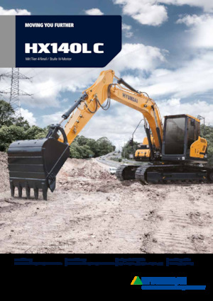 Excavatrice sur chenilles Hyundai HX140LC