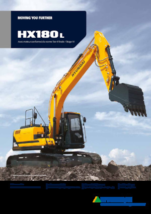 Excavatrice sur chenilles Hyundai HX180LD