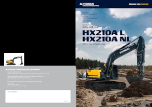 Excavatrice sur chenilles Hyundai HX210AL