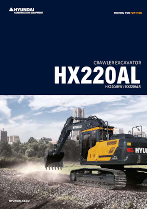 Excavatrice sur chenilles Hyundai HX220AL