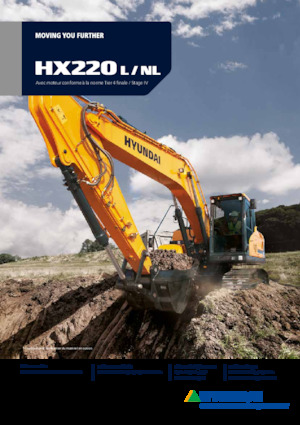 Excavatrice sur chenilles Hyundai HX220L