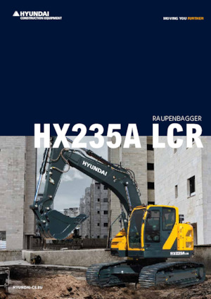 Excavatrice sur chenilles Hyundai HX235ALCR