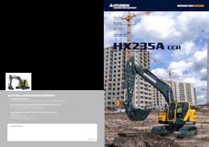 Excavatrice sur chenilles Hyundai HX235ALCR