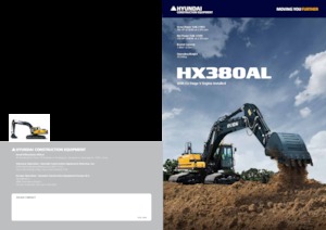 Excavatrice sur chenilles Hyundai HX380ANL