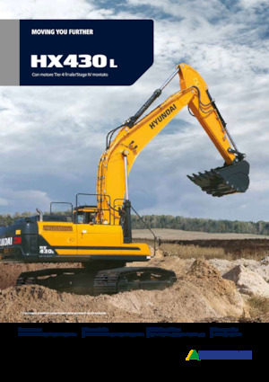 Excavatrice sur chenilles Hyundai HX430L