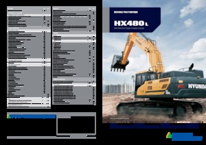 Excavatrice sur chenilles Hyundai HX480L