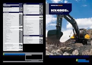 Excavatrice sur chenilles Hyundai HX480SL