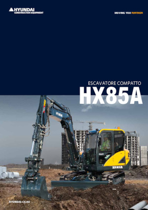 Excavatrice sur chenilles Hyundai HX85A