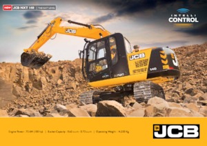 Excavatrice sur chenilles JCB NXT 140