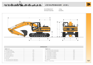 Excavatrice sur chenilles JCB JS 130 L TAB