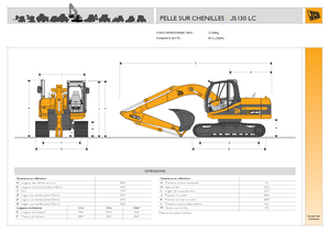 Excavatrice sur chenilles JCB JS 130 L TAB