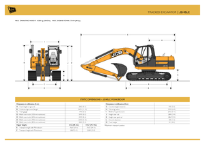 Excavatrice sur chenilles JCB JS 145 LC