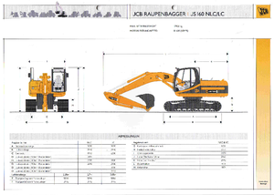 Excavatrice sur chenilles JCB JS 160 LC