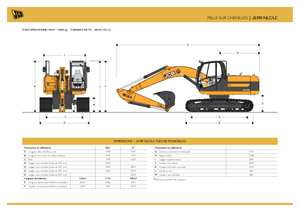 Excavatrice sur chenilles JCB JS 190 L TAB