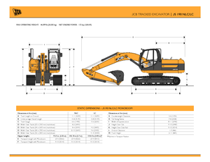 Excavatrice sur chenilles JCB JS 190 LC