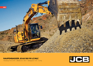 Excavatrice sur chenilles JCB JS160 LC