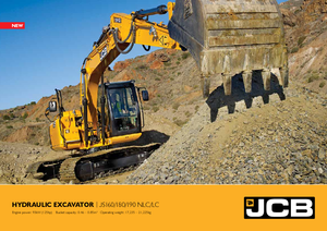 Excavatrice sur chenilles JCB JS160 LC