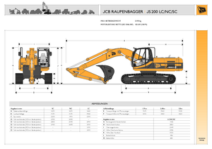 Excavatrice sur chenilles JCB JS 200 L