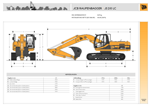Excavatrice sur chenilles JCB JS 210 L