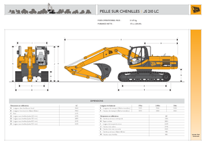 Excavatrice sur chenilles JCB JS 210 LC