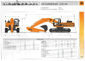 Excavatrice sur chenilles JCB JS 330