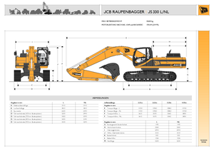 Excavatrice sur chenilles JCB JS 330 NL