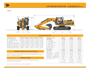 Excavatrice sur chenilles JCB JS 330 NL XD