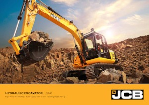 Excavatrice sur chenilles JCB JS140