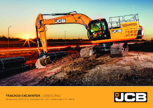 Excavatrice sur chenilles JCB JS300 LC
