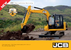 Excavatrice sur chenilles JCB JS81