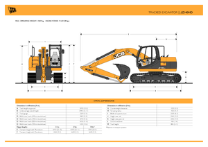 Excavatrice sur chenilles JCB JZ 140 L HD