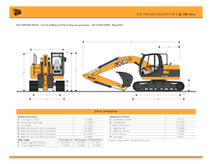 Excavatrice sur chenilles JCB JZ 140 L HD