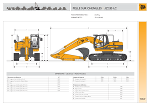 Excavatrice sur chenilles JCB JZ 235 L TAB