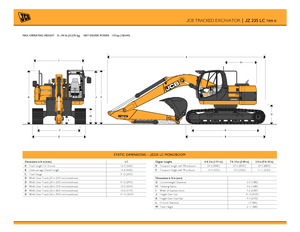 Excavatrice sur chenilles JCB JZ 235 L TAB