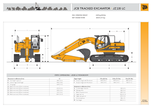 Excavatrice sur chenilles JCB JZ 235 LC