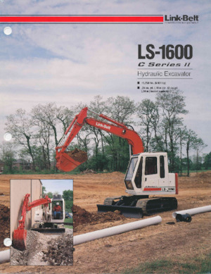 Excavatrice sur chenilles Link-Belt LS-1600 C II