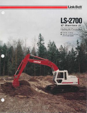 Excavatrice sur chenilles Link-Belt LS-2700 C II