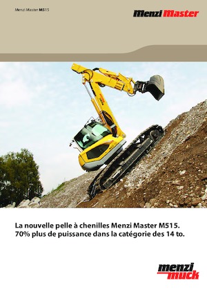 Excavatrice sur chenilles Menzi M515